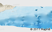 Shaded Relief Panoramic Map of the area around 52° 53' 45" N, 168° 13' 29" W