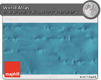 Satellite 3D Map of the Area around 52° 53' 45" N, 16° 4' 29" W