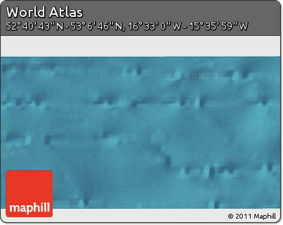 Satellite 3D Map of the Area around 52° 53' 45" N, 16° 4' 29" W