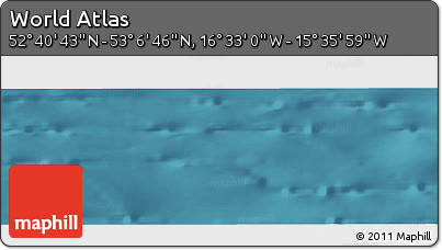 Satellite Panoramic Map of the Area around 52° 53' 45" N, 16° 4' 29" W