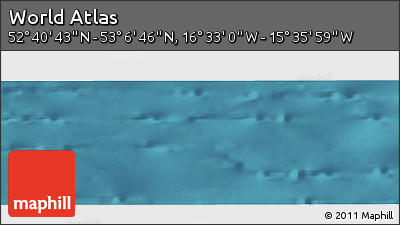 Satellite Panoramic Map of the Area around 52° 53' 45" N, 16° 4' 29" W