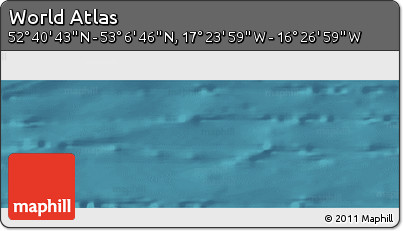 Satellite Panoramic Map of the Area around 52° 53' 45" N, 16° 55' 29" W