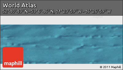 Satellite Panoramic Map of the Area around 52° 53' 45" N, 16° 55' 29" W