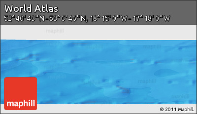 Political Panoramic Map of the Area around 52° 53' 45" N, 17° 46' 29" W