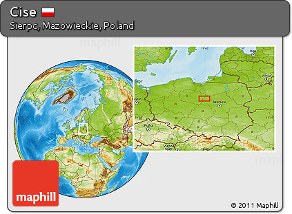 Physical Location Map of Cise
