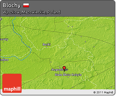 Physical 3D Map of Blochy