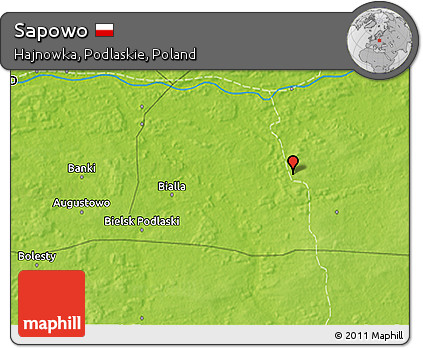 Physical 3D Map of Sapowo