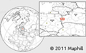 Blank Location Map of Narewka