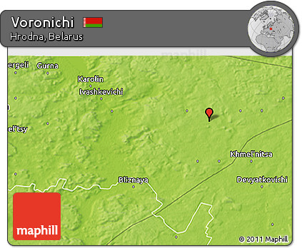 Physical 3D Map of Voronichi