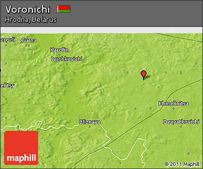 Physical 3D Map of Voronichi