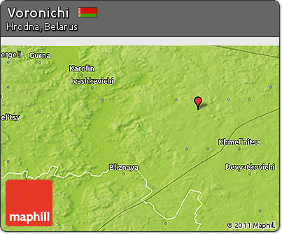 Physical 3D Map of Voronichi
