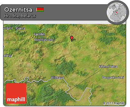 Satellite 3D Map of Ozernitsa