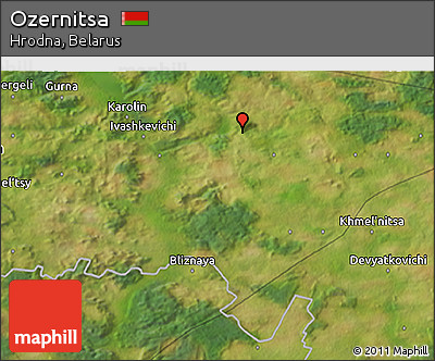 Satellite 3D Map of Ozernitsa