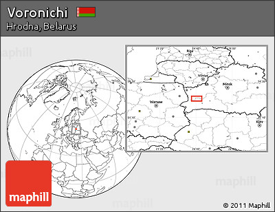 Blank Location Map of Voronichi