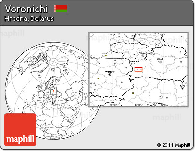 Blank Location Map of Voronichi