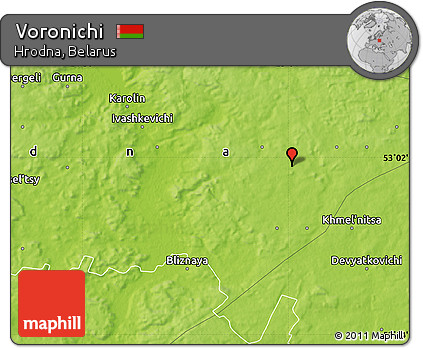 Physical Map of Voronichi