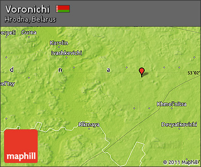 Physical Map of Voronichi
