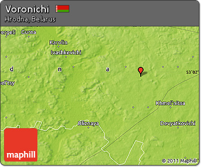 Physical Map of Voronichi