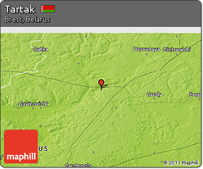 Physical 3D Map of Tartak