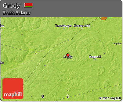 Physical Map of Grudy