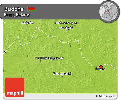 Physical 3D Map of Budcha