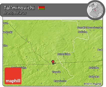 Physical 3D Map of Tal'minovichi