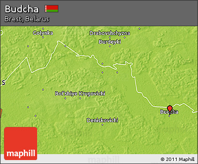 Physical 3D Map of Budcha