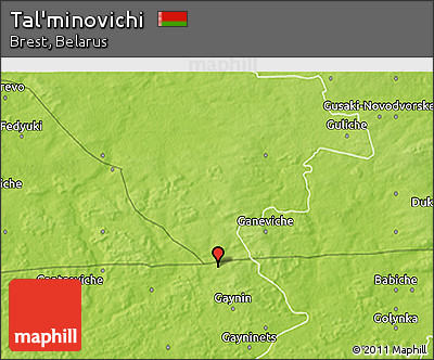 Physical 3D Map of Tal'minovichi