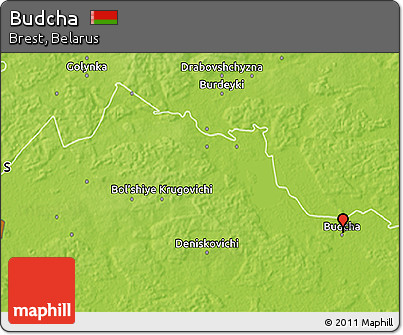 Physical 3D Map of Budcha