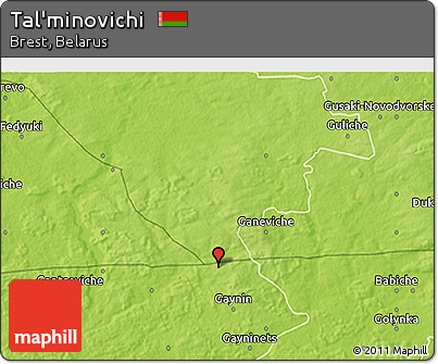 Physical 3D Map of Tal'minovichi