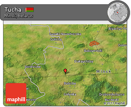 Satellite 3D Map of Tucha