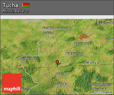 Satellite 3D Map of Tucha