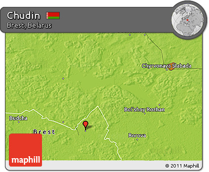 Physical 3D Map of Chudin