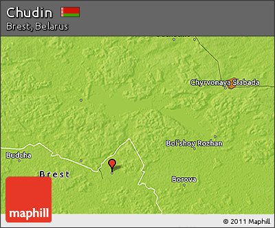 Physical 3D Map of Chudin
