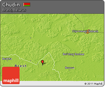 Physical 3D Map of Chudin