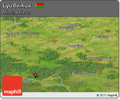 Satellite Panoramic Map of Lyudvikuv