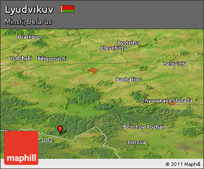 Satellite Panoramic Map of Lyudvikuv