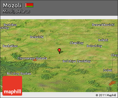 Satellite Panoramic Map of Mozoli