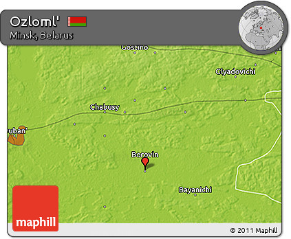 Physical 3D Map of Ozloml'