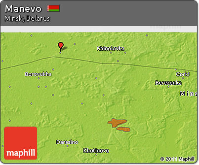 Physical 3D Map of Manevo