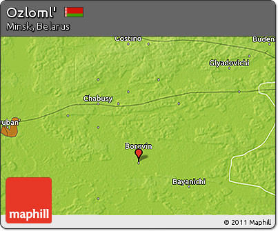 Physical 3D Map of Ozloml'