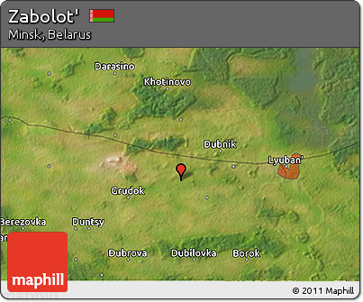 Satellite 3D Map of Zabolot'