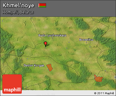 Satellite 3D Map of Khmel'noye