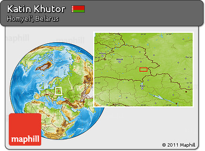 Physical Location Map of Katin Khutor