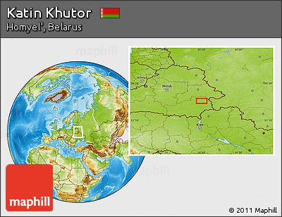Physical Location Map of Katin Khutor