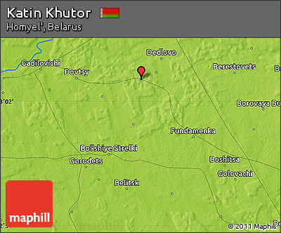 Physical Map of Katin Khutor