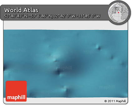 Satellite 3D Map of the Area around 52° 53' 45" N, 32° 13' 30" W