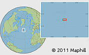 Savanna Style Location Map of the area around 52° 53' 45" N, 33° 55' 29" W