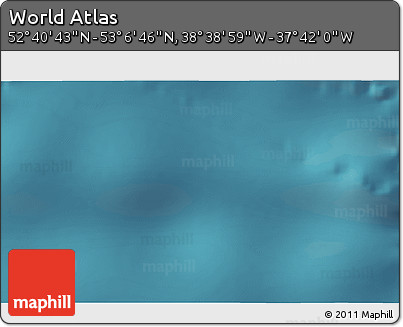 Satellite 3D Map of the Area around 52° 53' 45" N, 38° 10' 29" W