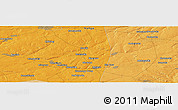 Political Panoramic Map of the area around 52° 53' 45" N, 46° 49' 30" E